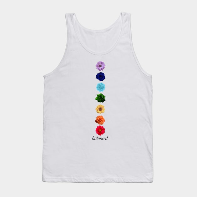 Seven Chakaras flower Art Tank Top by THE WANDER KEY